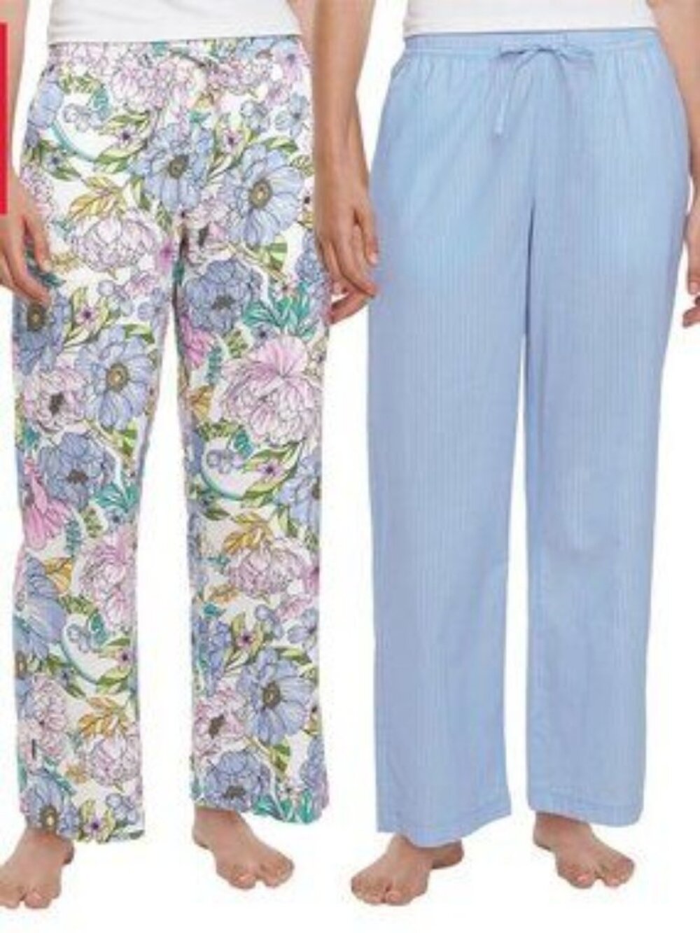 Gap NWT Women's Cotton PJ Pant, 2-Pack - Blue Pack - Size: Medium - Picture 5 of 9